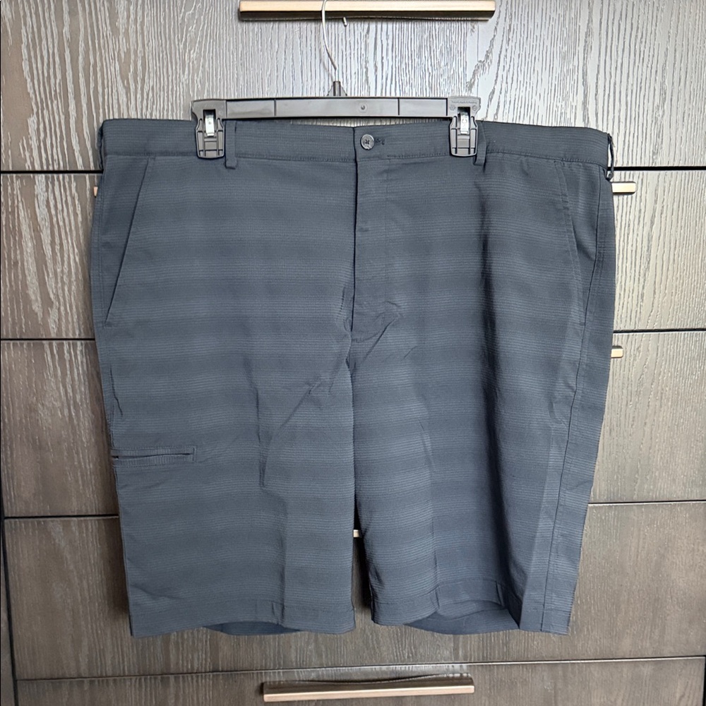 Greg Norman Collection Charcoal Flat Front Shorts